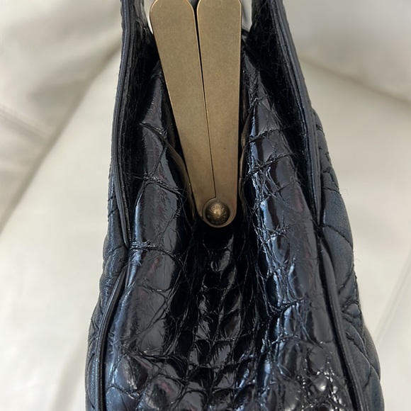 Original BAG LOUIS VUITTON SAC FERMOIR MM RC1005 BAG BLACK WITH MONOGRAM - Picture 7 of 13